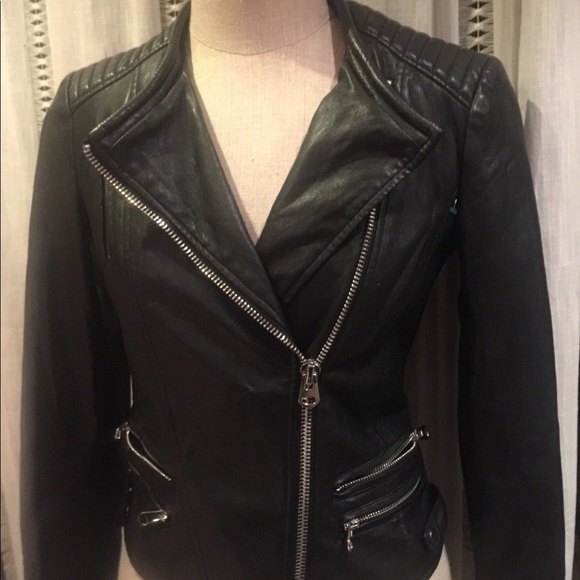 Zara Trafaluc Leather Jacket in Women Small - Picture 11 of 15